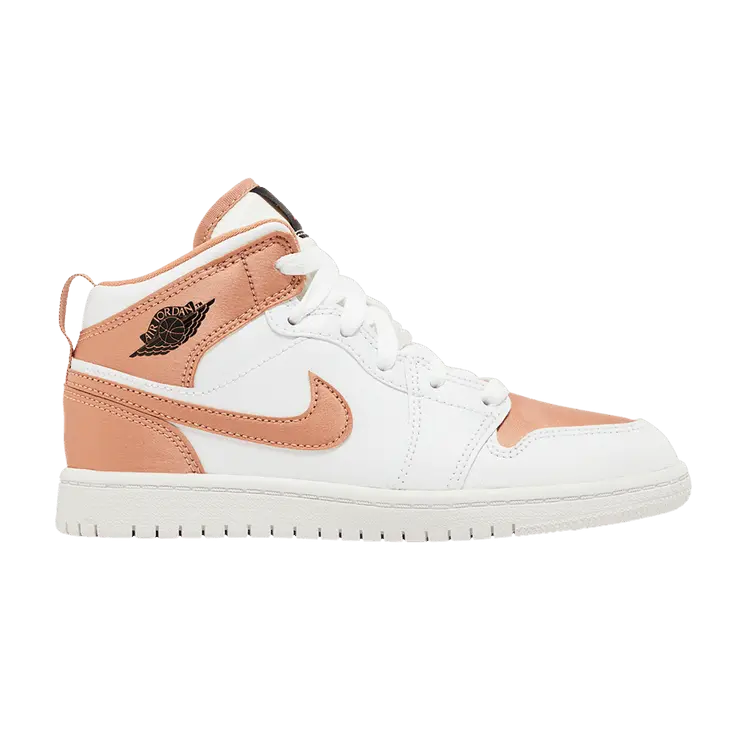 Кроссовки Air Jordan Air Jordan 1 Mid PS 'White Rose Gold', белый
Кроссовки Air Jordan Air Jordan 1 Mid PS 'White Rose Gold', белый