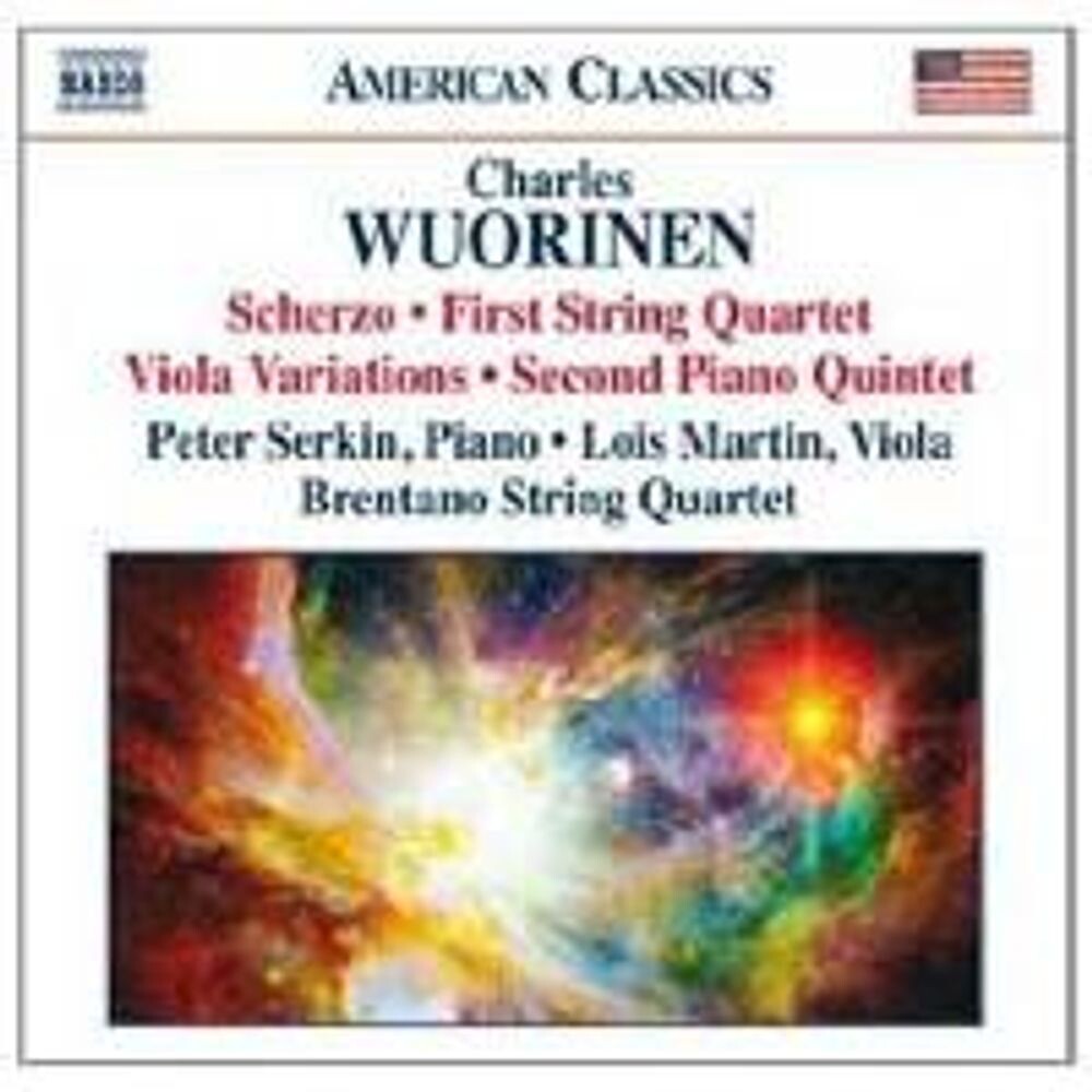 Диск CD Wuorinen: Chamber Music - Scherzo / First String Quartet / Viola Variations / Second Piano Quintet - Charles Wuorinen, Peter Serkin, Lois Martin, Brentano String Quartet
Диск CD Wuorinen: Chamber Music - Scherzo / First String Quartet / Viola Variations / Second Piano Quintet - Charles Wuorinen, Peter Serkin, Lois Martin, Brentano String Quartet