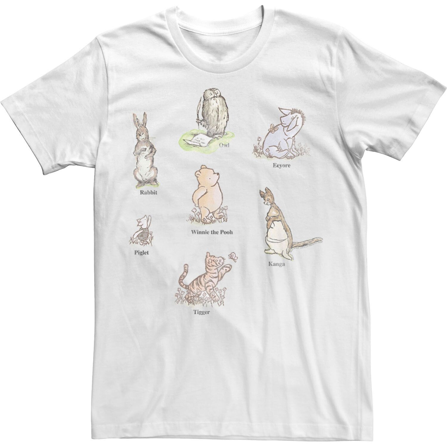 Мужская классическая футболка Disney Winnie The Pooh Group Shot Licensed Character, белый
Мужская классическая футболка Disney Winnie The Pooh Group Shot Licensed Character, белый