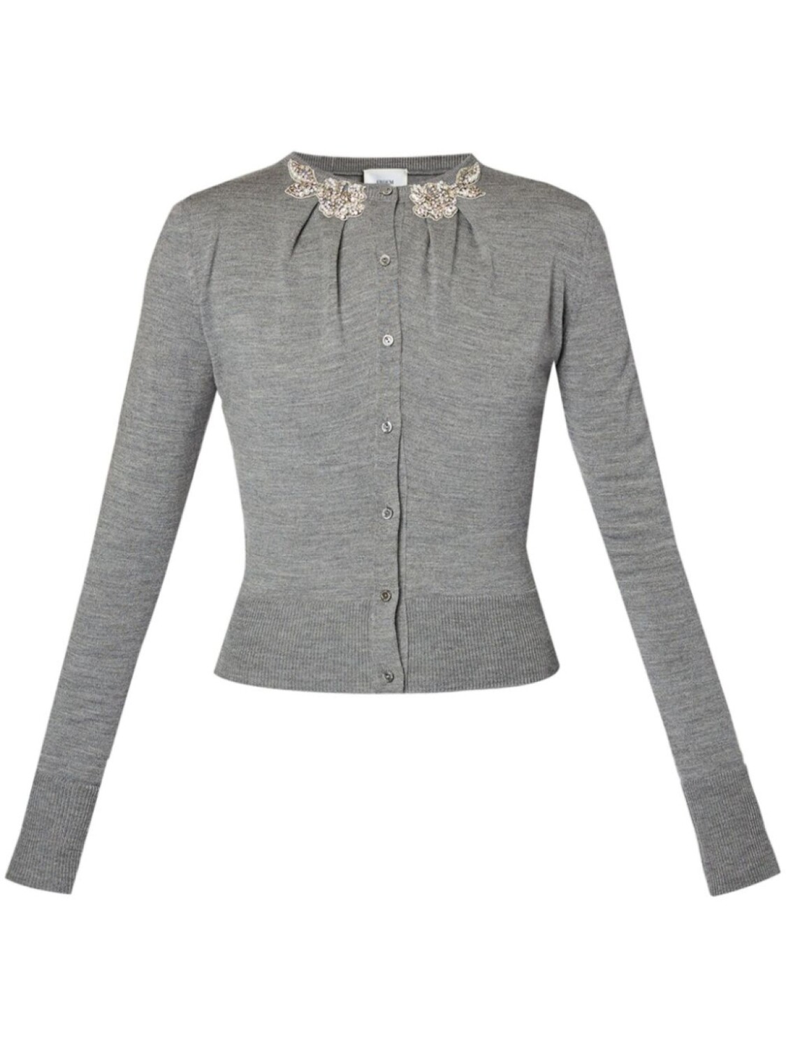 ERDEM кардиган с аппликацией, серый
ERDEM кардиган с аппликацией, серый