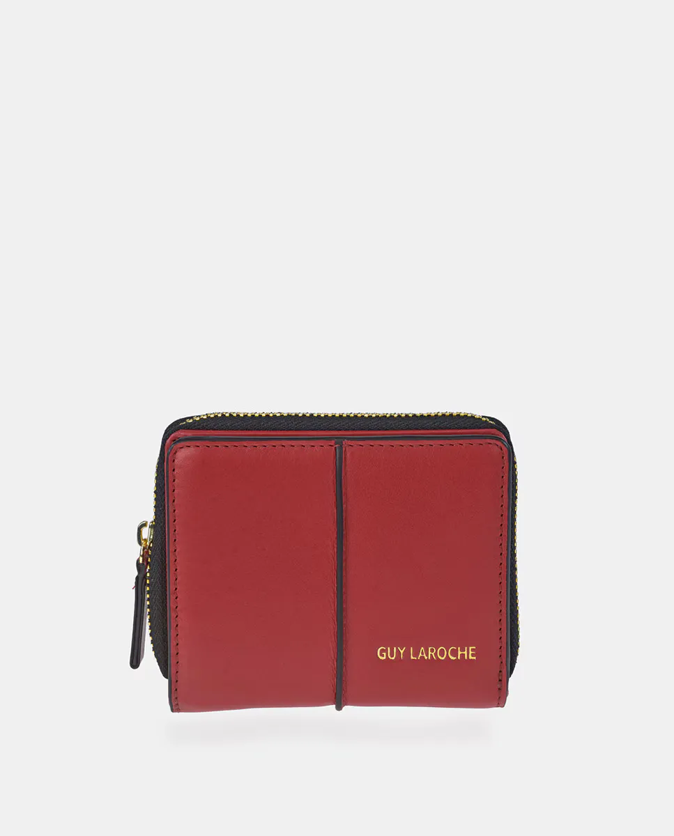 Женский кошелек-кошелёк на молнии из кожи кремового цвета Guy Laroche, красный
Женский кошелек-кошелёк на молнии из кожи кремового цвета Guy Laroche, красный