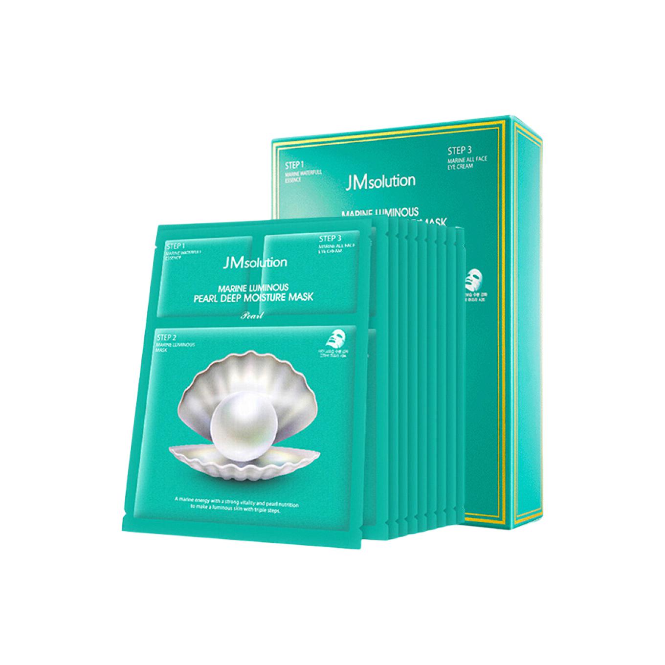 JM Solution Pearl Trilogy маска для лица успокаивающая увлажняющая для всех типов кожи 10 шт/уп *3*4*5 JMsolution
JM Solution Pearl Trilogy маска для лица успокаивающая увлажняющая для всех типов кожи 10 шт/уп *3*4*5 JMsolution