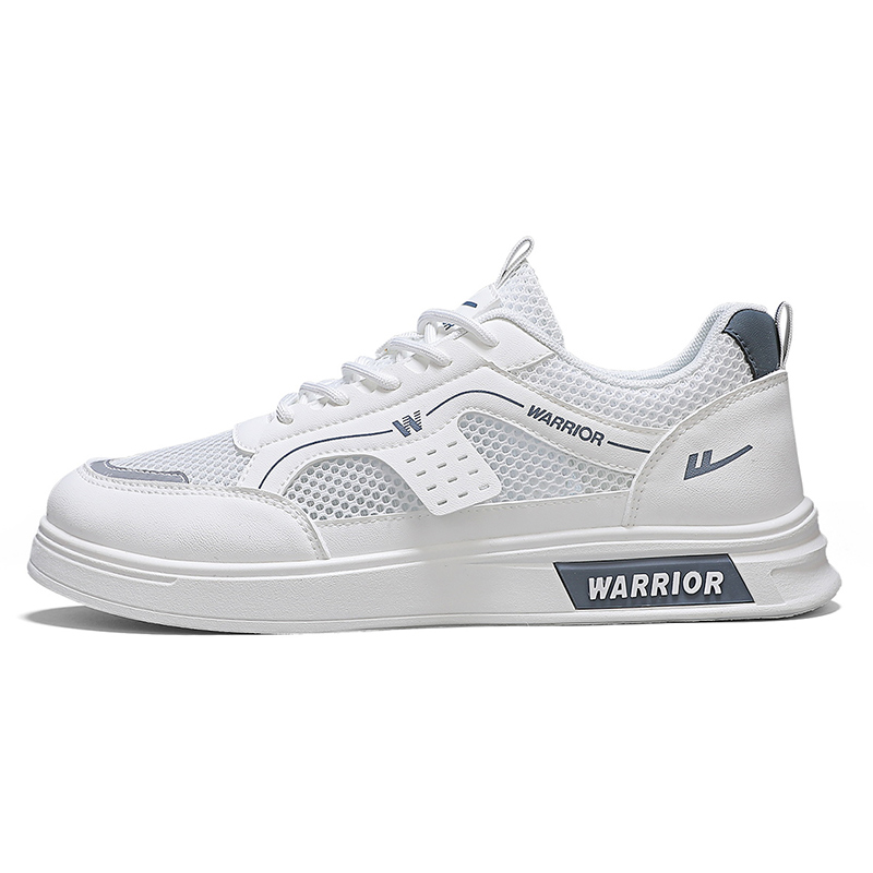 WARRIOR Износостойкие и легкие мужские скейтерские кроссовки лоу-топ бело-голубые, цвет White Blue
WARRIOR Износостойкие и легкие мужские скейтерские кроссовки лоу-топ бело-голубые, цвет White Blue