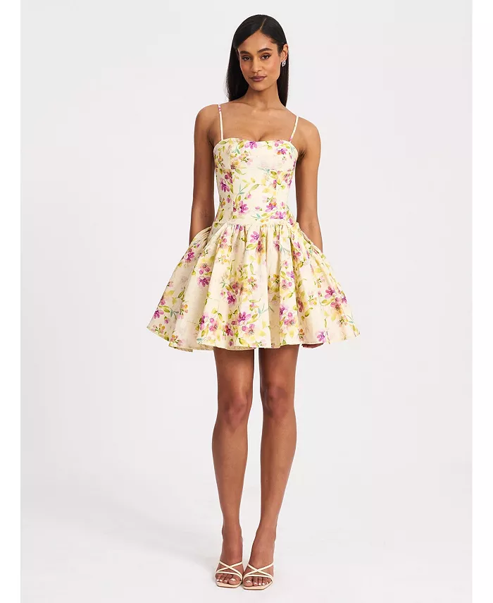 Женское мини-платье Valda из льна с желто-розовым принтом и карманами Miss Circle, желтый
Женское мини-платье Valda из льна с желто-розовым принтом и карманами Miss Circle, желтый