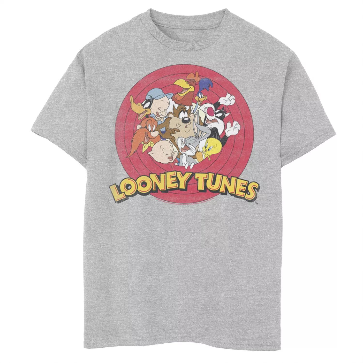 Классическая футболка с логотипом Looney Tunes и графическим рисунком для мальчиков 8–20 лет Licensed Character 
Классическая футболка с логотипом Looney Tunes и графическим рисунком для мальчиков 8–20 лет Licensed Character