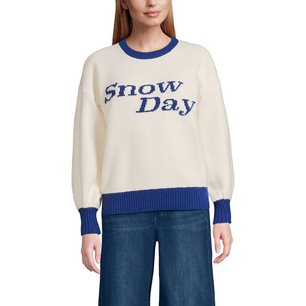 Женский свитер с круглым вырезом из ультрамягкого жаккардового джерси Lands' End
Женский свитер с круглым вырезом из ультрамягкого жаккардового джерси Lands' End