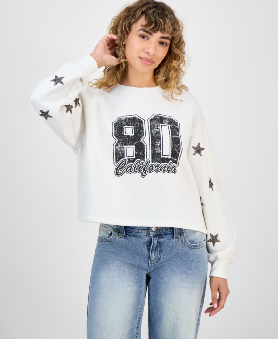 Детская толстовка, украшенная стразами Madden Girl, White 80
Детская толстовка, украшенная стразами Madden Girl, White 80