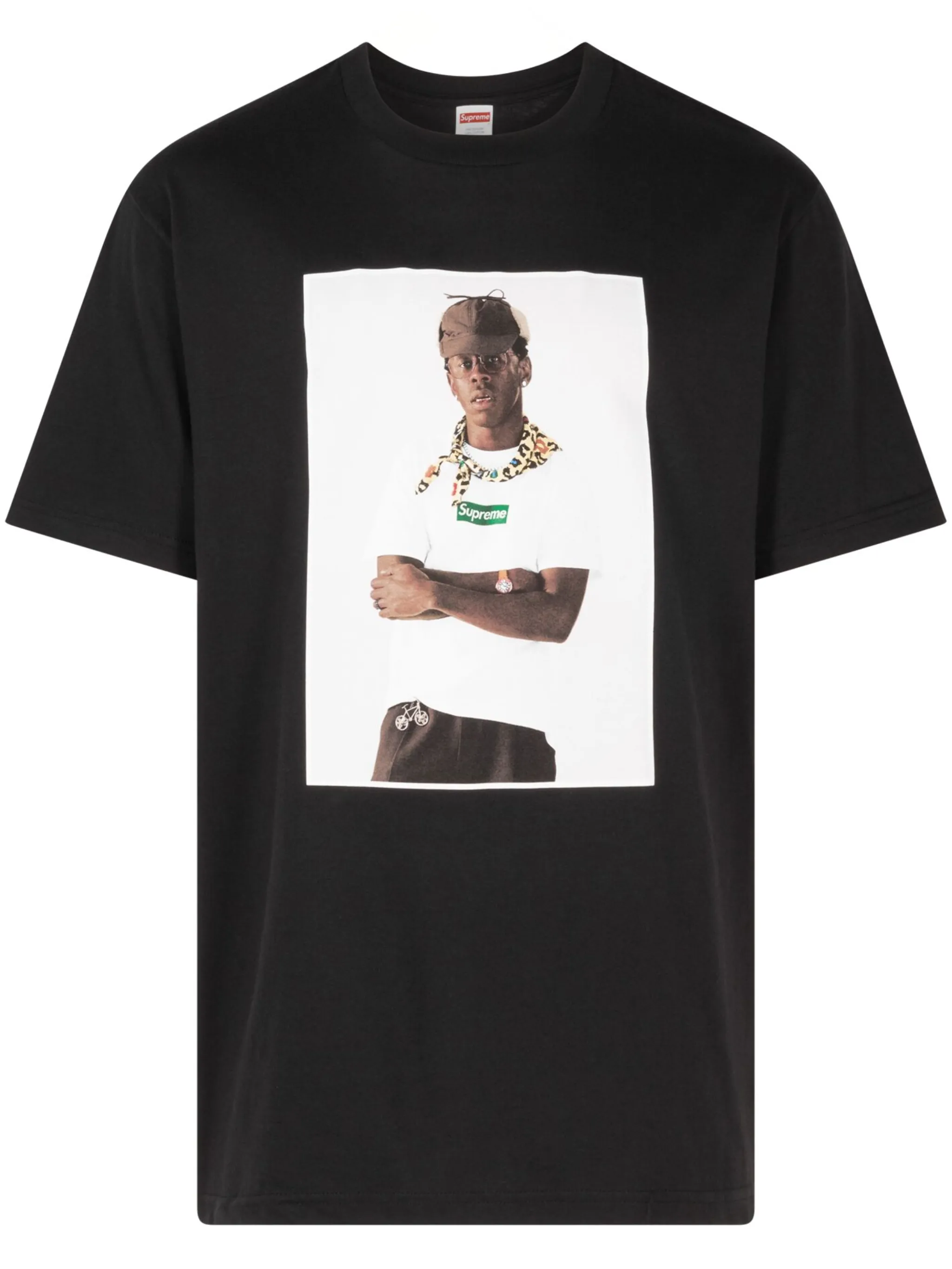Футболка с принтом из коллаборации с Tyler The Creator Supreme, черный
Футболка с принтом из коллаборации с Tyler The Creator Supreme, черный