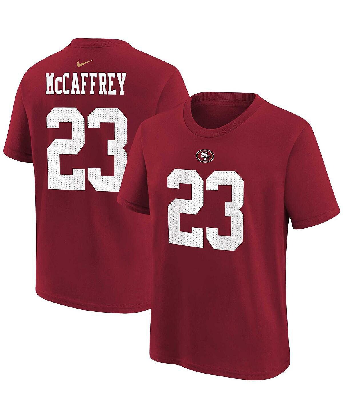 Футболка Big Boys Christian McCaffrey Scarlet San Francisco 49ers с именем и номером игрока Nike
Футболка Big Boys Christian McCaffrey Scarlet San Francisco 49ers с именем и номером игрока Nike
