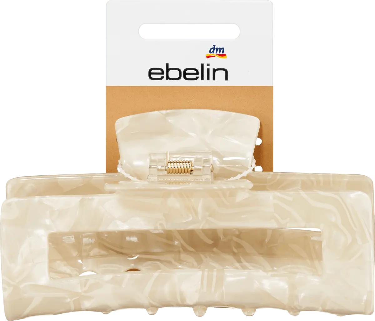 Заколка для волос большая бежевая 1 шт. ebelin
Заколка для волос большая бежевая 1 шт. ebelin