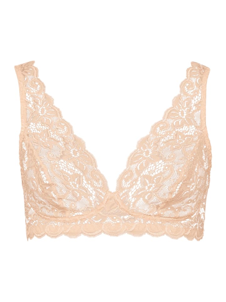 Hanro Бюстгальтер с мягкими чашечками - без косточек Moments, бежевый цвет
Hanro Бюстгальтер с мягкими чашечками - без косточек Moments, бежевый цвет