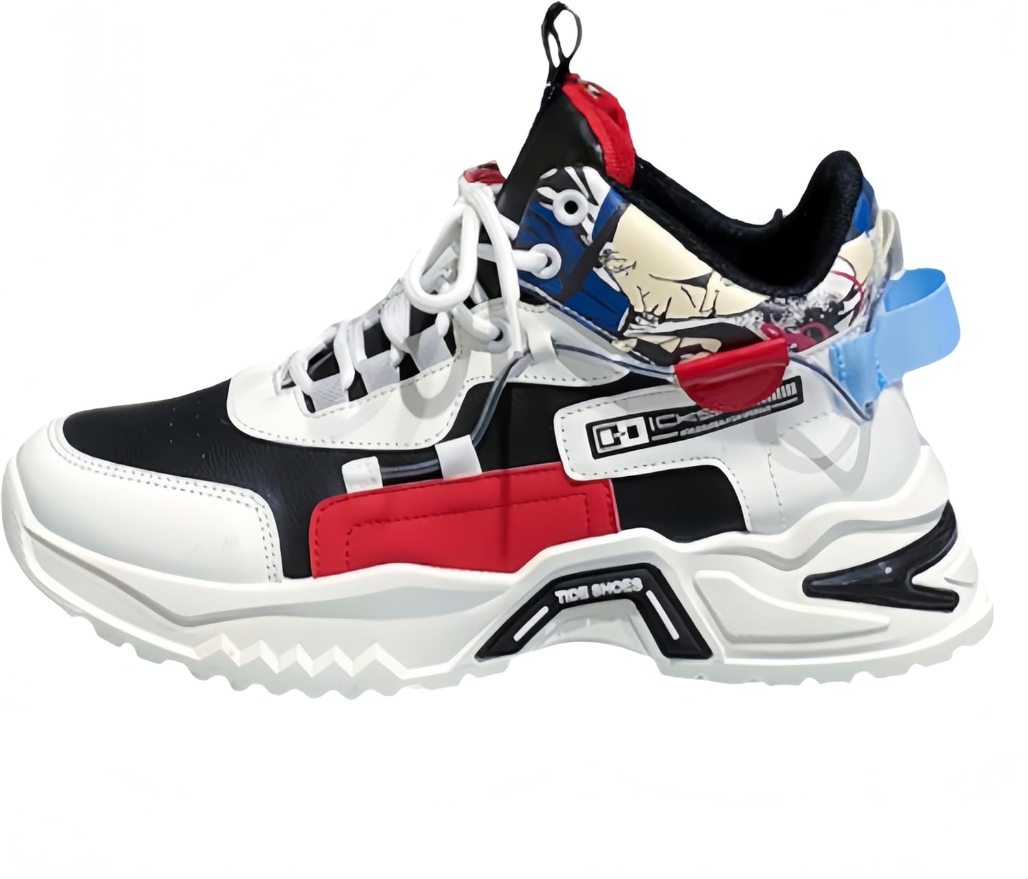 Модные, удобные и повседневные мужские высокие спортивные кроссовки. Внутренняя подкладка мягкая и приятная для кожи. Поверхность обуви имеет тонкую текстуру. Подходят для бега и занятий спортом Clolinde, черный/красный
Модные, удобные и повседневные мужские высокие спортивные кроссовки. Внутренняя подкладка мягкая и приятная для кожи. Поверхность обуви имеет тонкую текстуру. Подходят для бега и занятий спортом Clolinde, черный/красный