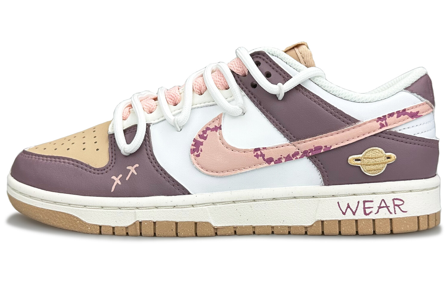 Кроссовки Nike Dunk Skateboarding Shoes Women's Low-top Purple/red/brown, цвет Cameo Brown
Кроссовки Nike Dunk Skateboarding Shoes Women's Low-top Purple/red/brown, цвет Cameo Brown