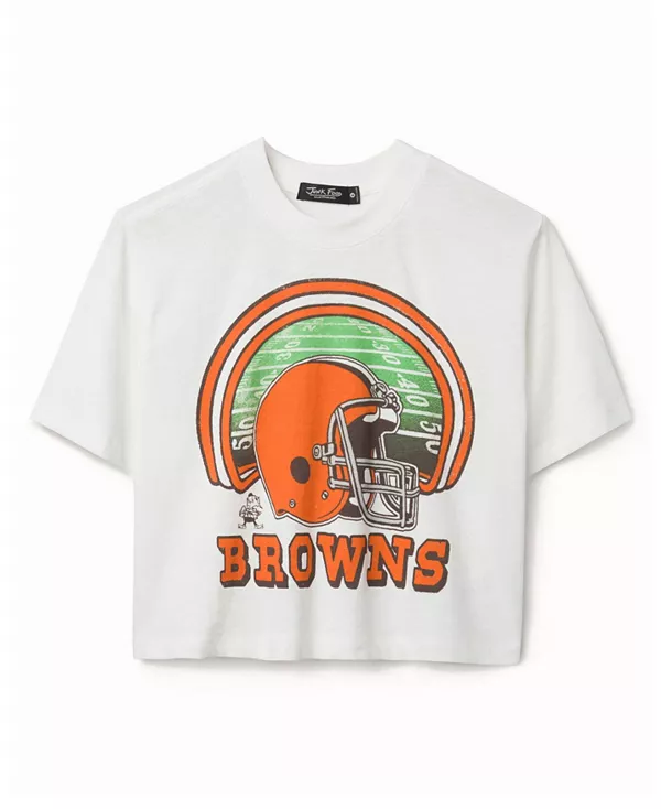 Женская футболка с высоким воротником NFL Cleveland Browns Game Time Junk Food Clothing, белый
Женская футболка с высоким воротником NFL Cleveland Browns Game Time Junk Food Clothing, белый