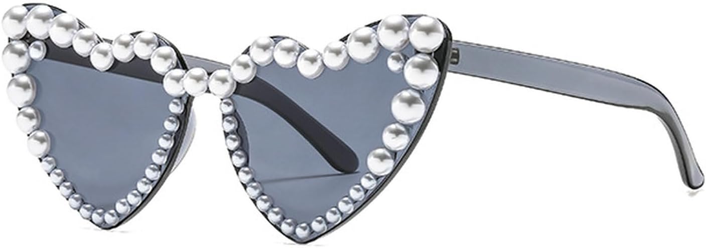 Laureles Винтажные безободковые солнцезащитные очки в форме сердца с жемчужными вставками для женщин, солнцезащитные очки Y2K для мужчин и мужчин, для активного отдыха, C1
Laureles Винтажные безободковые солнцезащитные очки в форме сердца с жемчужными вставками для женщин, солнцезащитные очки Y2K для мужчин и мужчин, для активного отдыха, C1