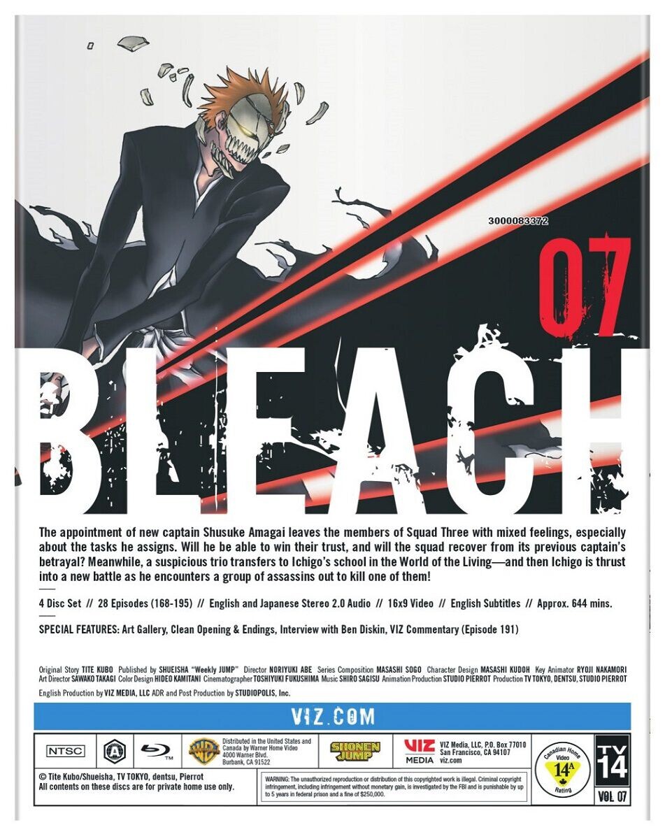 Blu-Ray диск Bleach Set 7 Blu-ray 
Blu-Ray диск Bleach Set 7 Blu-ray