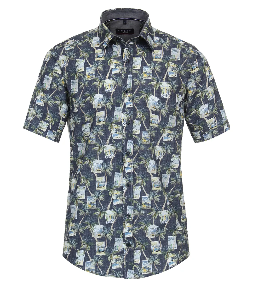 Рубашка CASAMODA с короткими рукавами "Повседневная рубашка CASAMODA с короткими рукавами и принтом ", синий
Рубашка CASAMODA с короткими рукавами "Повседневная рубашка CASAMODA с короткими рукавами и принтом ", синий