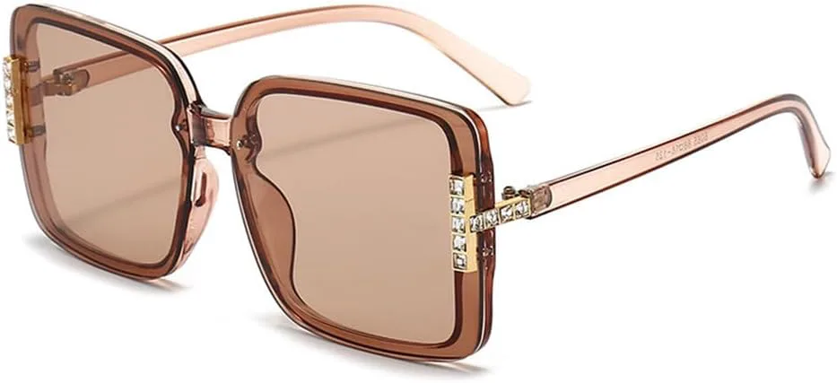 Ретро солнцезащитные очки в крупной оправе для женщин, ретро градиентные солнцезащитные очки с прозрачными линзами, размер 8, один размер MTZJH, One Color
Ретро солнцезащитные очки в крупной оправе для женщин, ретро градиентные солнцезащитные очки с прозрачными линзами, размер 8, один размер MTZJH, One Color