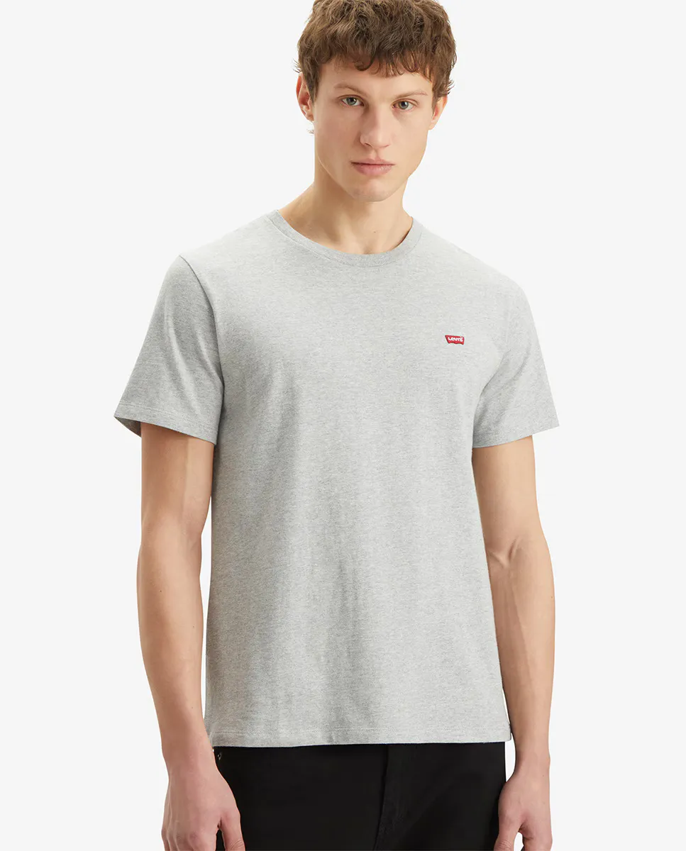 Мужская футболка с коротким рукавом и круглым вырезом Levi's, серый 
Мужская футболка с коротким рукавом и круглым вырезом Levi's, серый