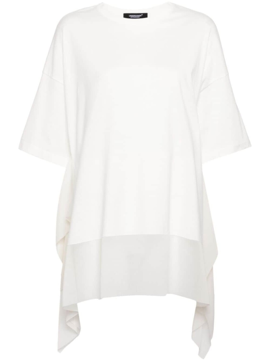 Асимметричная футболка Undercover, белый
Асимметричная футболка Undercover, белый