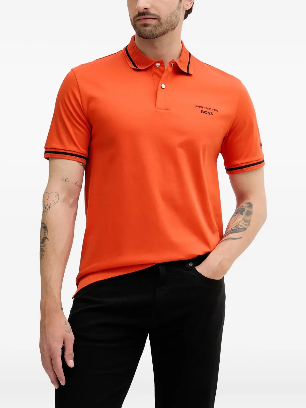 Рубашка поло из коллаборации с Porsche Parris BOSS, оранжевый
Рубашка поло из коллаборации с Porsche Parris BOSS, оранжевый
