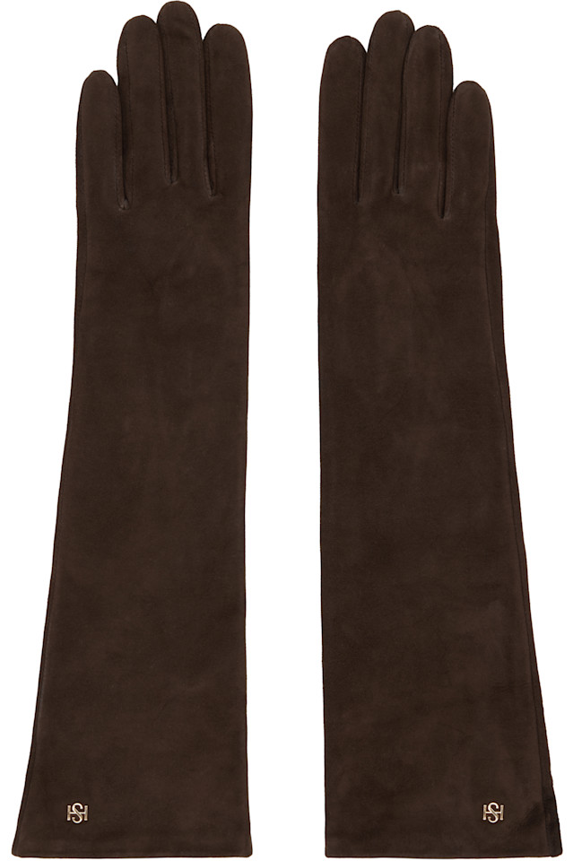 Handsome Stockholm Коричневые основные длинные замшевые перчатки
Handsome Stockholm Коричневые основные длинные замшевые перчатки