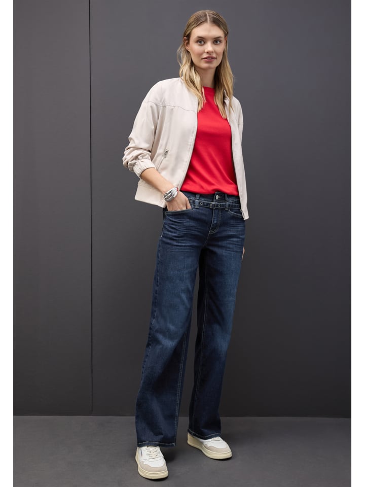 Джинсы - комфортного кроя - темно-синего цвета Cecil
Джинсы - комфортного кроя - темно-синего цвета Cecil