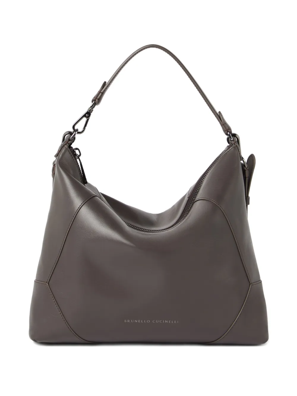 Сумка-хобо Duo Brunello Cucinelli, коричневый
Сумка-хобо Duo Brunello Cucinelli, коричневый