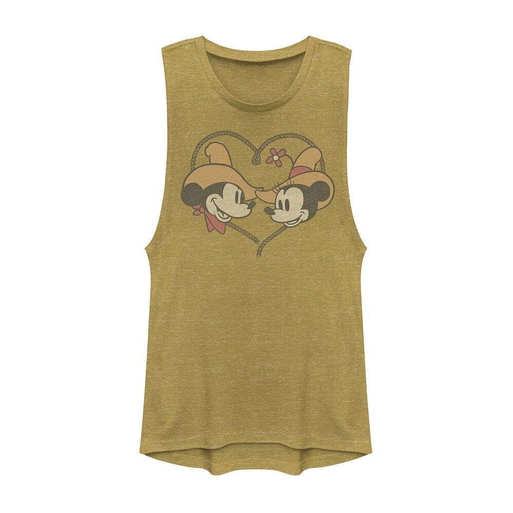 Майка без рукавов Disney's Mickey And Friends Mickey & Minnie Cowboy Heart Junior с рисунком мускулов, цвет Gold Heather
Майка без рукавов Disney's Mickey And Friends Mickey & Minnie Cowboy Heart Junior с рисунком мускулов, цвет Gold Heather