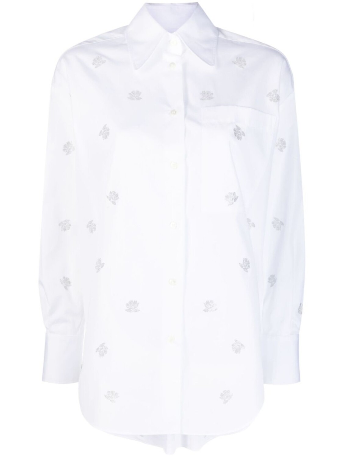 Рубашка с кристаллами Jacob Cohën, белый
Рубашка с кристаллами Jacob Cohën, белый