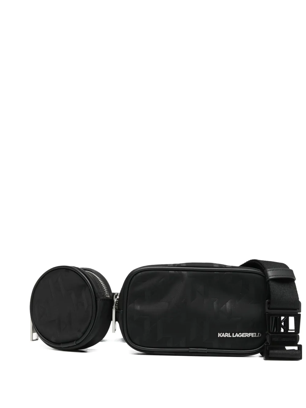 Маленькая сумка K/monogram KARL LAGERFELD, черный 
Маленькая сумка K/monogram KARL LAGERFELD, черный