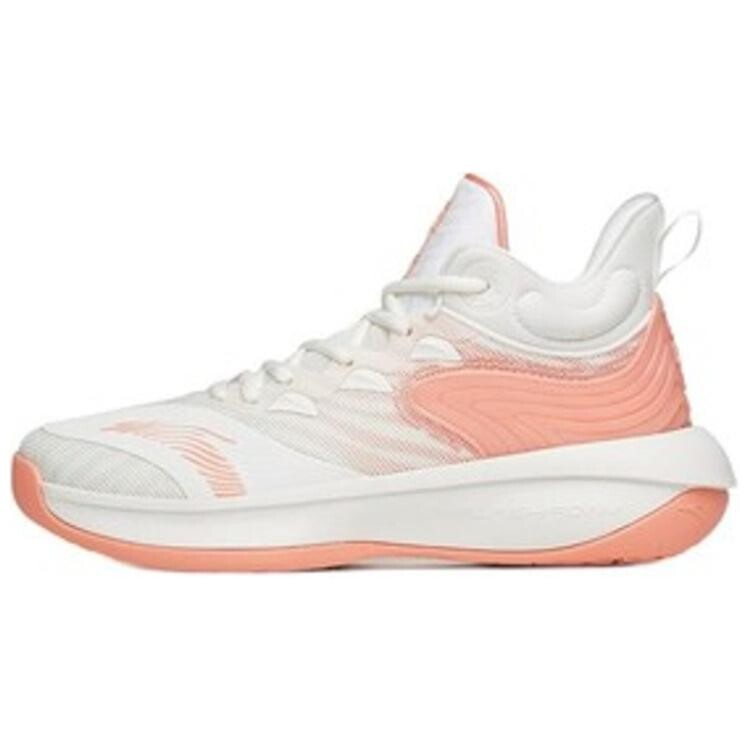Баскетбольные кроссовки Tiger Roar мужские, среднего размера, белые/пудровые Anta