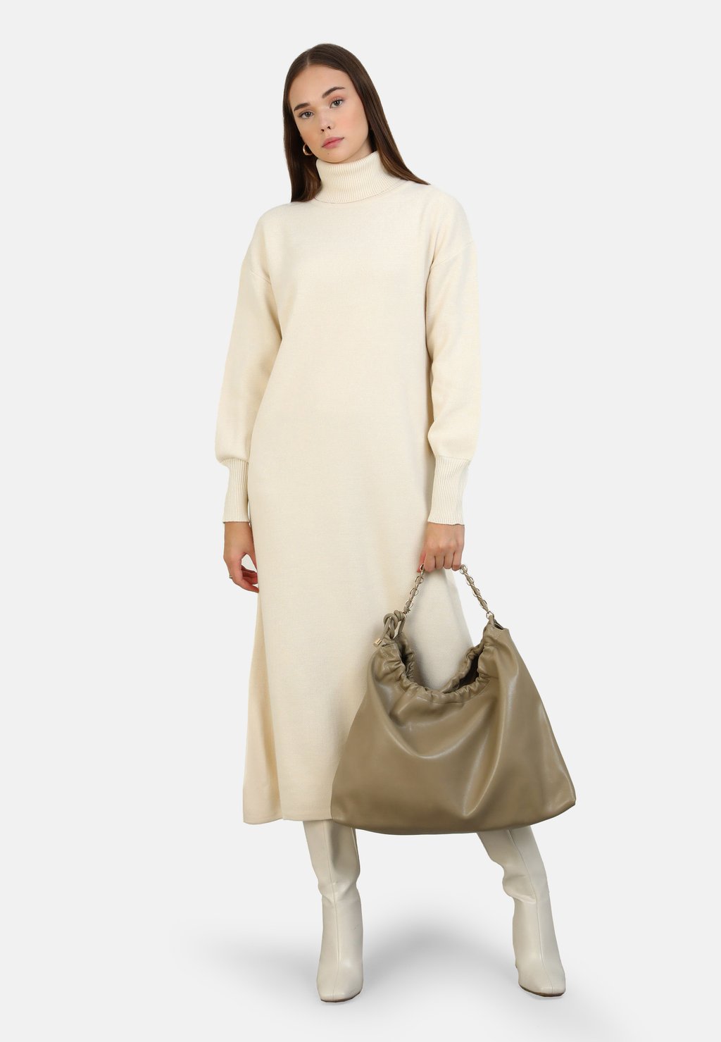 Платье-джемпер Modanisa, песочный
Платье-джемпер Modanisa, песочный