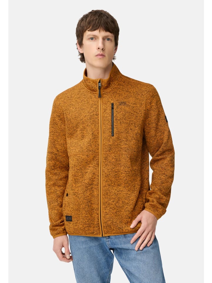 Кардиган с воротником-стойкой оранжевого цвета Camel Active
Кардиган с воротником-стойкой оранжевого цвета Camel Active