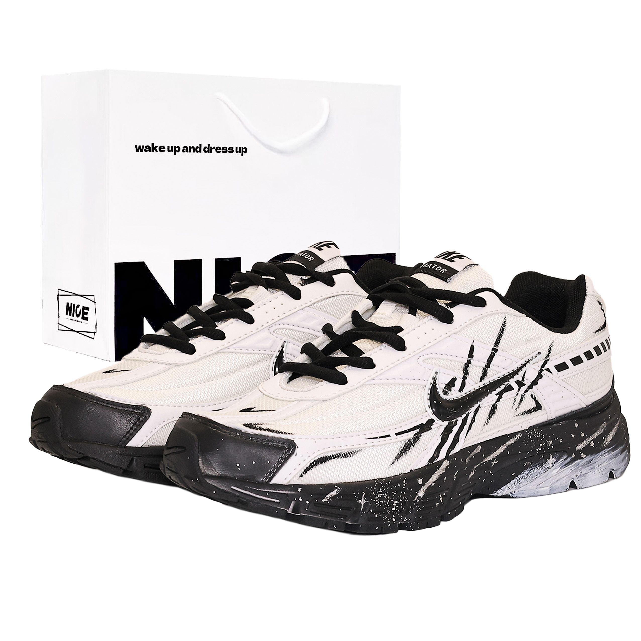 Nike Беговые кроссовки Initiator Unisex низкие Black/White
Nike Беговые кроссовки Initiator Unisex низкие Black/White