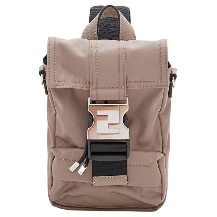 Нейлоновый полиэстеровый рюкзак, слинг-сумка мини мужская бежевый FENDI
Нейлоновый полиэстеровый рюкзак, слинг-сумка мини мужская бежевый FENDI