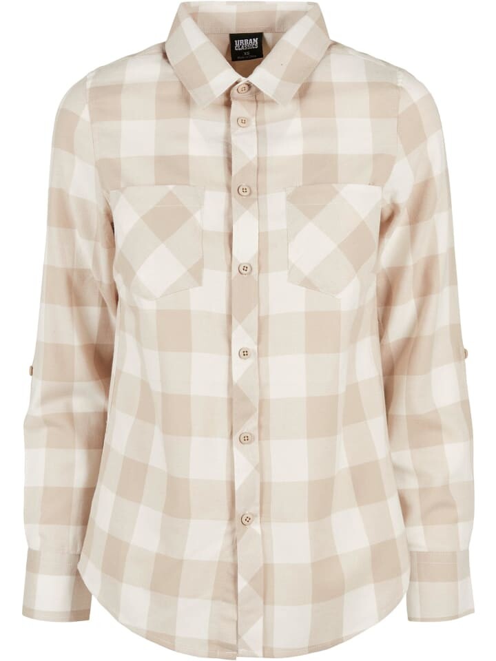 Блуза Urban Classics en, цвет whitesand/lighttaupe 
Блуза Urban Classics en, цвет whitesand/lighttaupe