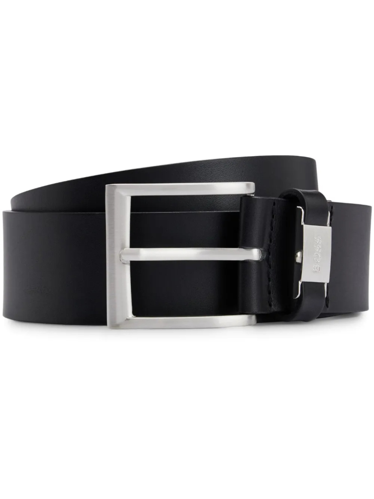Ремень с пряжкой-логотипом BOSS, черный
Ремень с пряжкой-логотипом BOSS, черный