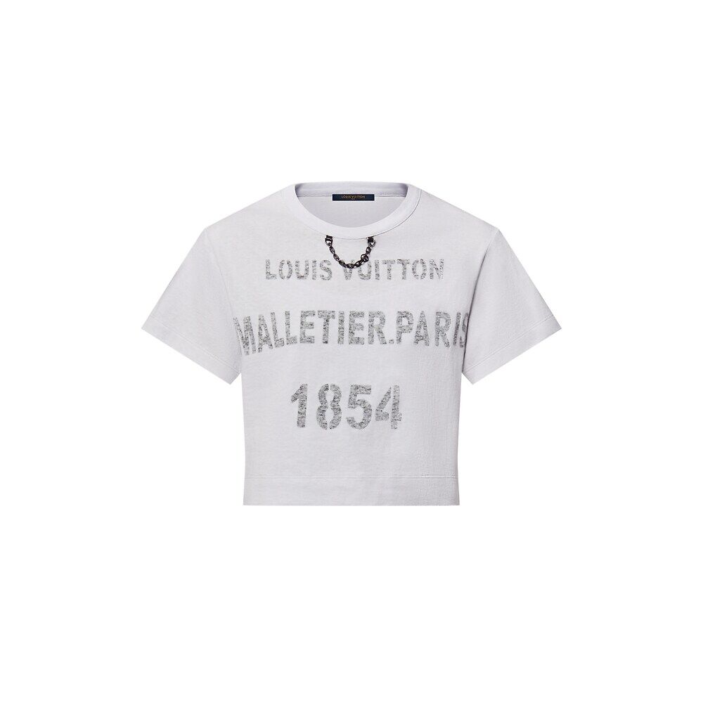 Укороченный топ с фирменным трафаретом Louis Vuitton, синий
Укороченный топ с фирменным трафаретом Louis Vuitton, синий