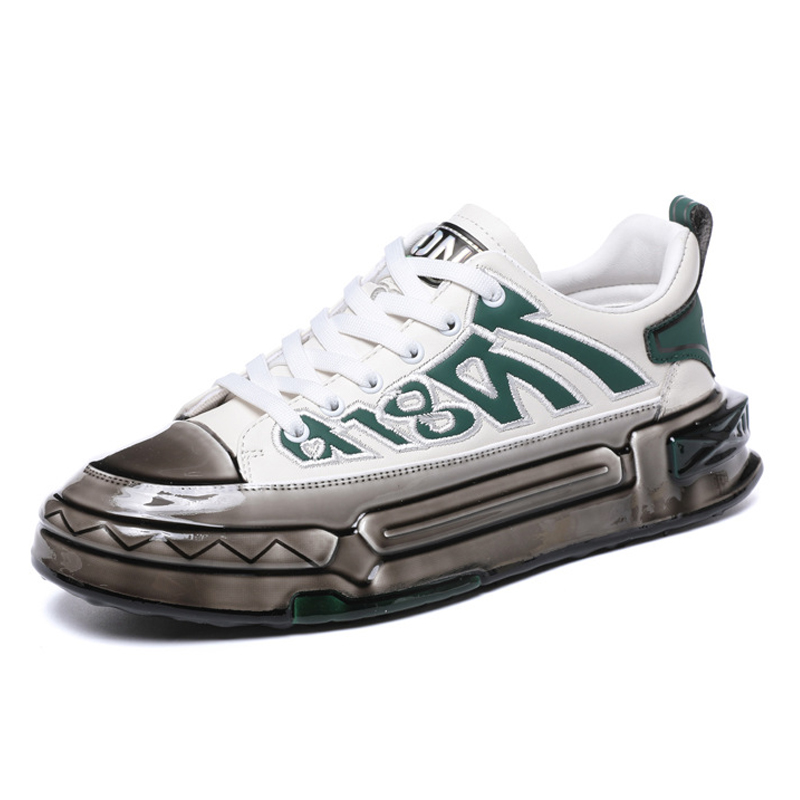 SENJIALUO Скользостойкие амортизирующие износостойкие легкие низкие скейтерские кроссовки мужские белые, цвет White
SENJIALUO Скользостойкие амортизирующие износостойкие легкие низкие скейтерские кроссовки мужские белые, цвет White