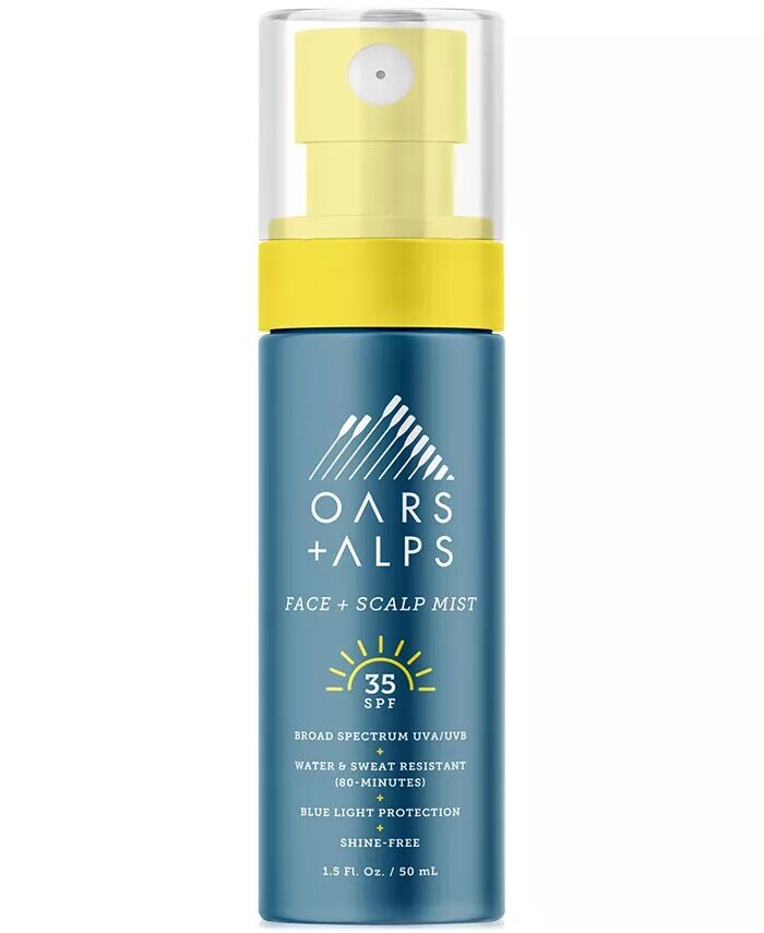 Мист для лица и кожи головы SPF 35, 1,5 унции Oars + Alps
Мист для лица и кожи головы SPF 35, 1,5 унции Oars + Alps