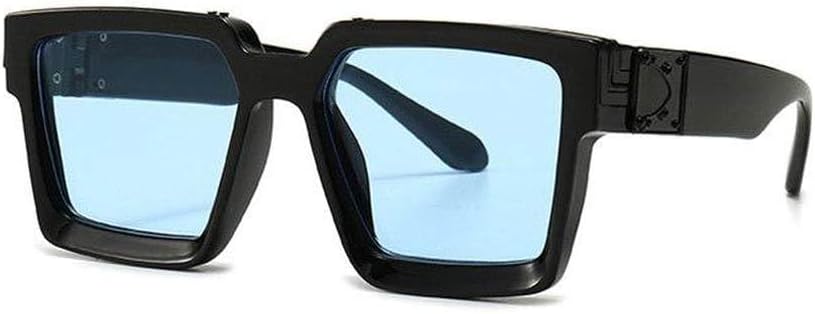 Ретро солнцезащитные очки для женщин, летние модели, конфетные цвета, модные серебристые зеркальные очки, мужские очки с защитой от УФ-излучения UV400 HYYZZC, Black Blue
Ретро солнцезащитные очки для женщин, летние модели, конфетные цвета, модные серебристые зеркальные очки, мужские очки с защитой от УФ-излучения UV400 HYYZZC, Black Blue