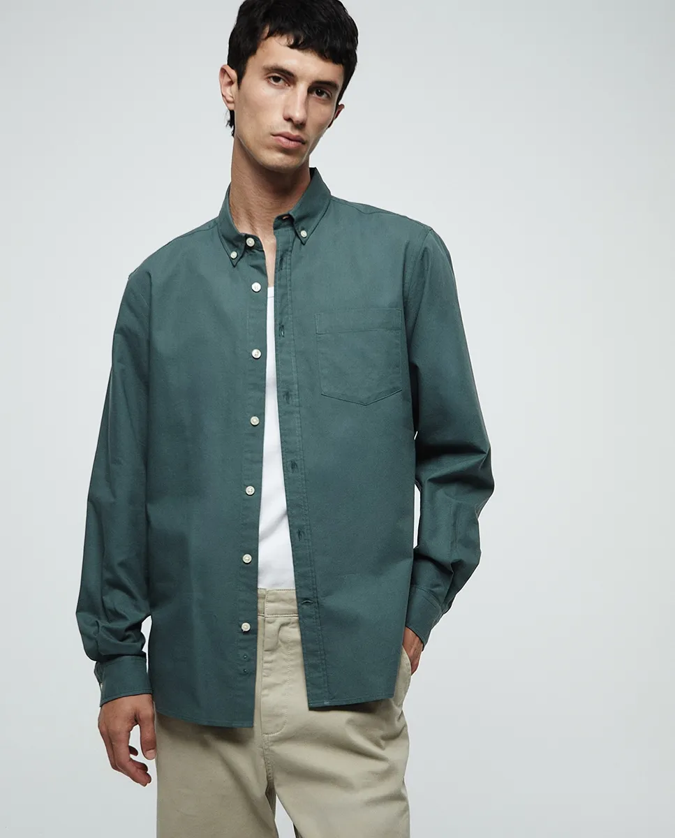 Обычная оксфордская рубашка Sfera, темно-зеленый
Обычная оксфордская рубашка Sfera, темно-зеленый