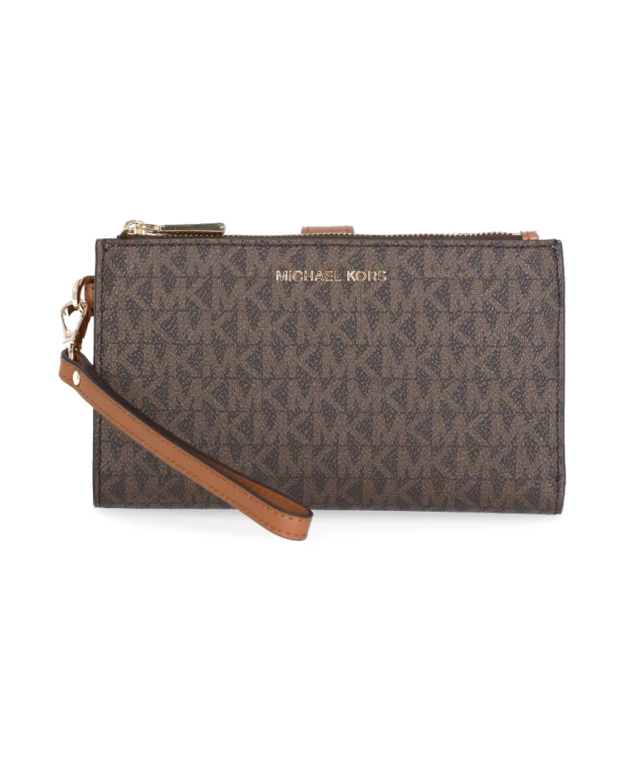 Кошелек с монограммой и ручкой Michael Kors, коричневый
Кошелек с монограммой и ручкой Michael Kors, коричневый