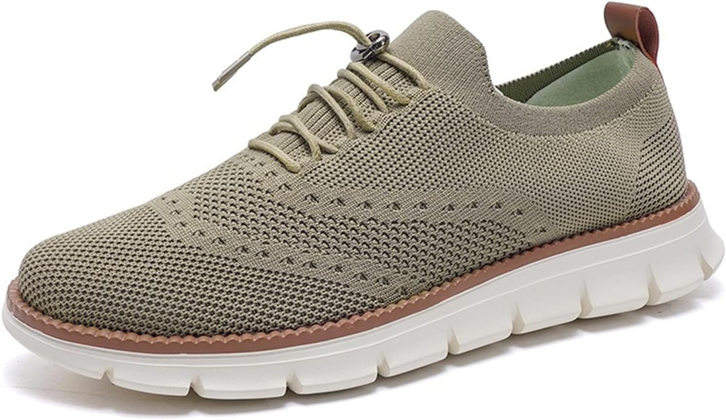 Мужские повседневные оксфорды кроссовки из дышащей вязаной ткани, удобные легкие прогулочные туфли Abborora, хаки
Мужские повседневные оксфорды кроссовки из дышащей вязаной ткани, удобные легкие прогулочные туфли Abborora, хаки