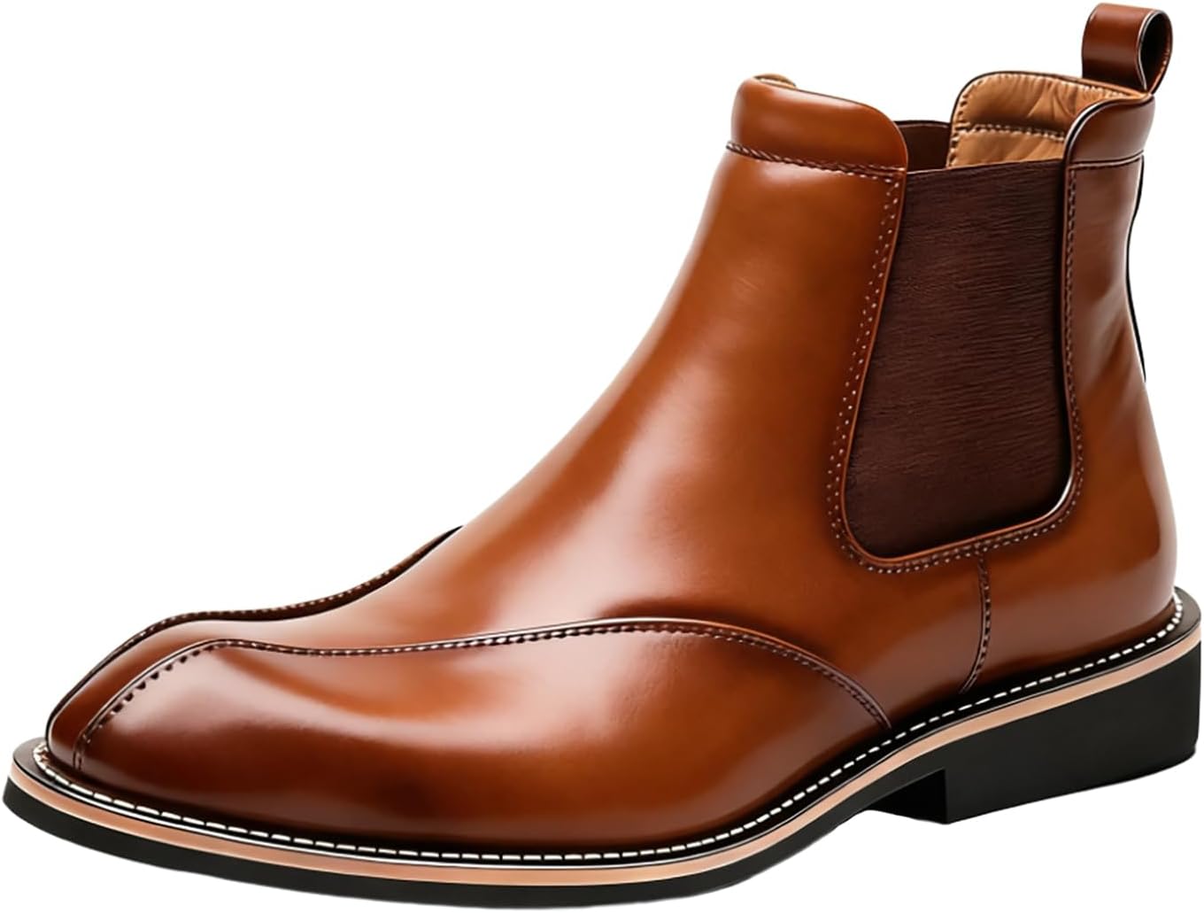 Мужские классические кожаные ботинки Chelsea NXNBHSL, удобные повседневные с заостренным носком, противоскользящей резиновой подошвой, короткие ботинки до щиколотки для работы, офиса, свадьбы, вечеринки, коричневый
Мужские классические кожаные ботинки Chelsea NXNBHSL, удобные повседневные с заостренным носком, противоскользящей резиновой подошвой, короткие ботинки до щиколотки для работы, офиса, свадьбы, вечеринки, коричневый