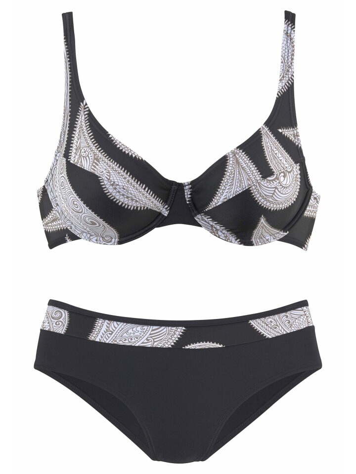 Комплект бикини LASCANA, цвет schwarz/bedruckt
Комплект бикини LASCANA, цвет schwarz/bedruckt