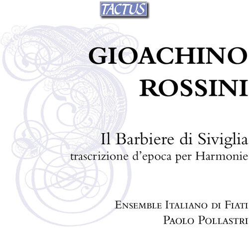 CD диск Rossini / Ens Italiano Di Fiati / Pollastri: Il Barbiere Di Siviglia-Transcription for Harmonie
CD диск Rossini / Ens Italiano Di Fiati / Pollastri: Il Barbiere Di Siviglia-Transcription for Harmonie