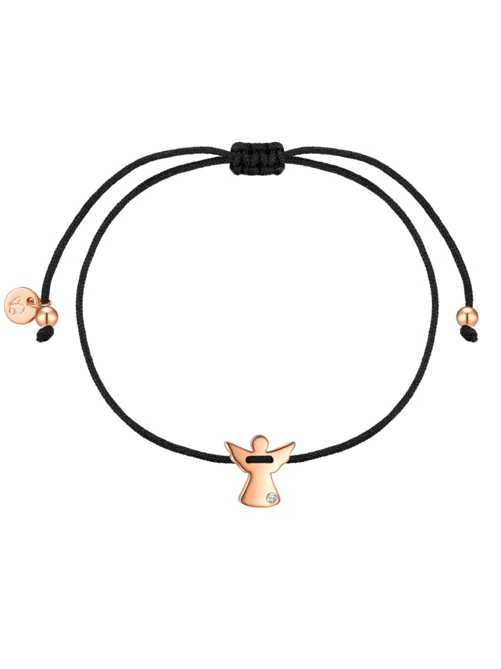 Glanzstücke München Браслет в виде ангела из стерлингового серебра с выращенным в лаборатории бриллиантом в оправе из розового золота
Glanzstücke München Браслет в виде ангела из стерлингового серебра с выращенным в лаборатории бриллиантом в оправе из розового золота