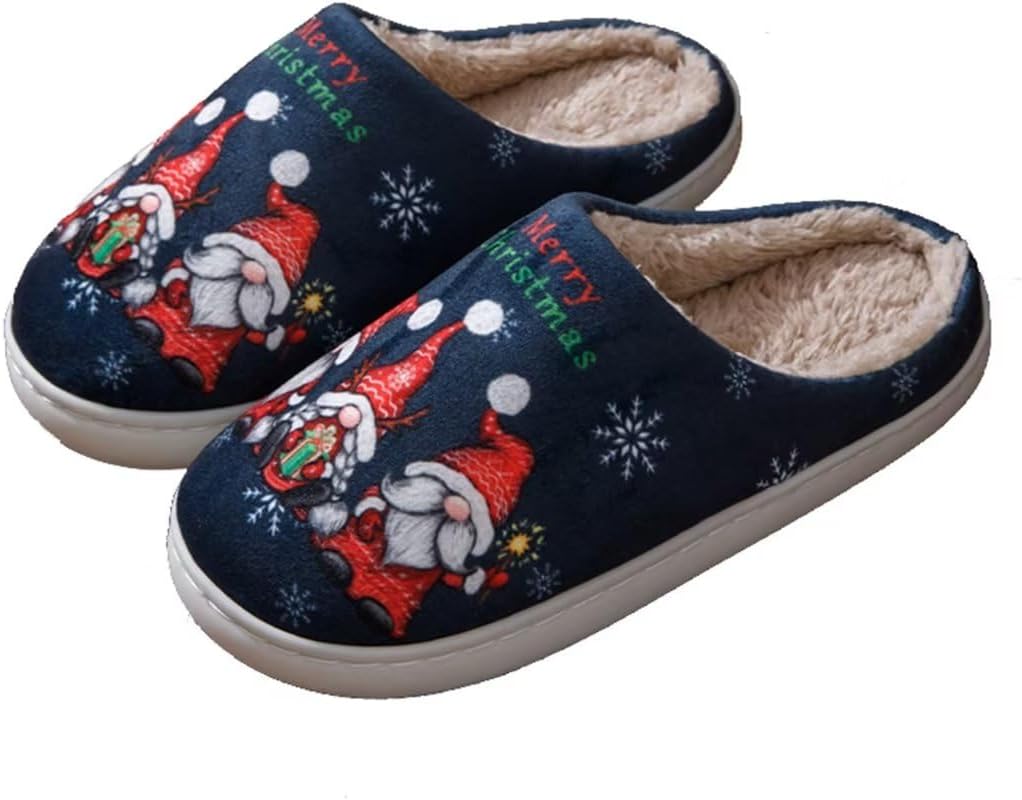Мягкие тапочки LAISMEIX Рождественский гном Рождественский эльф Тапочки для женщин и мужчин Винтажные плюшевые тапочки с эффектом памяти для дома с толстой подошвой, темно-синий
Мягкие тапочки LAISMEIX Рождественский гном Рождественский эльф Тапочки для женщин и мужчин Винтажные плюшевые тапочки с эффектом памяти для дома с толстой подошвой, темно-синий